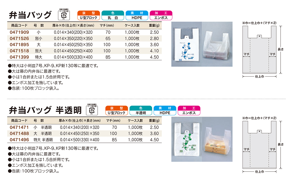 弁当バッグ