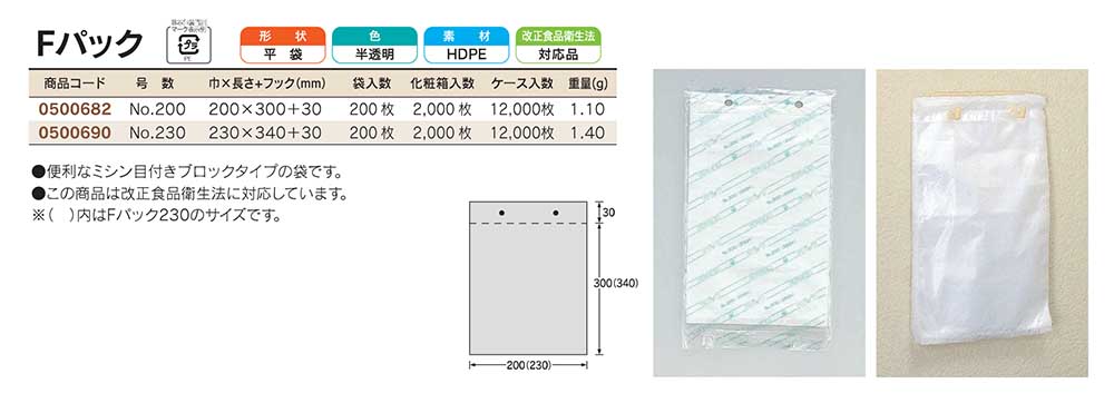 福助工業 Fパック