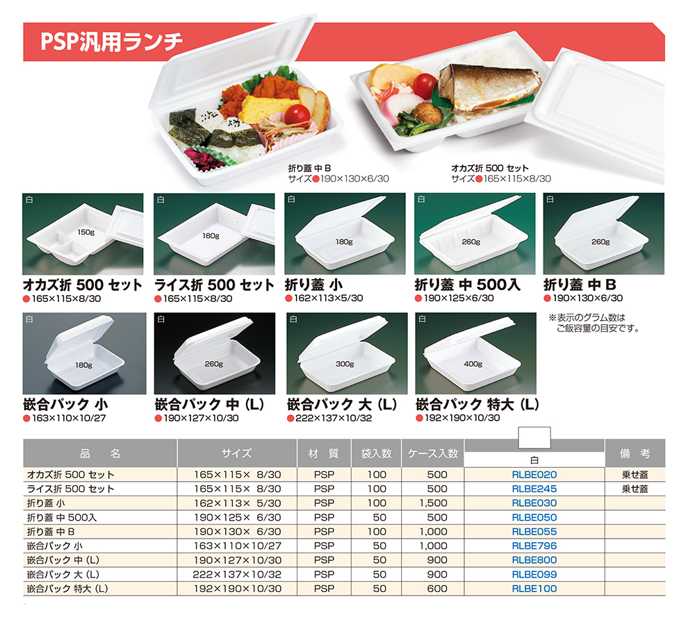 PSP汎用ランチ