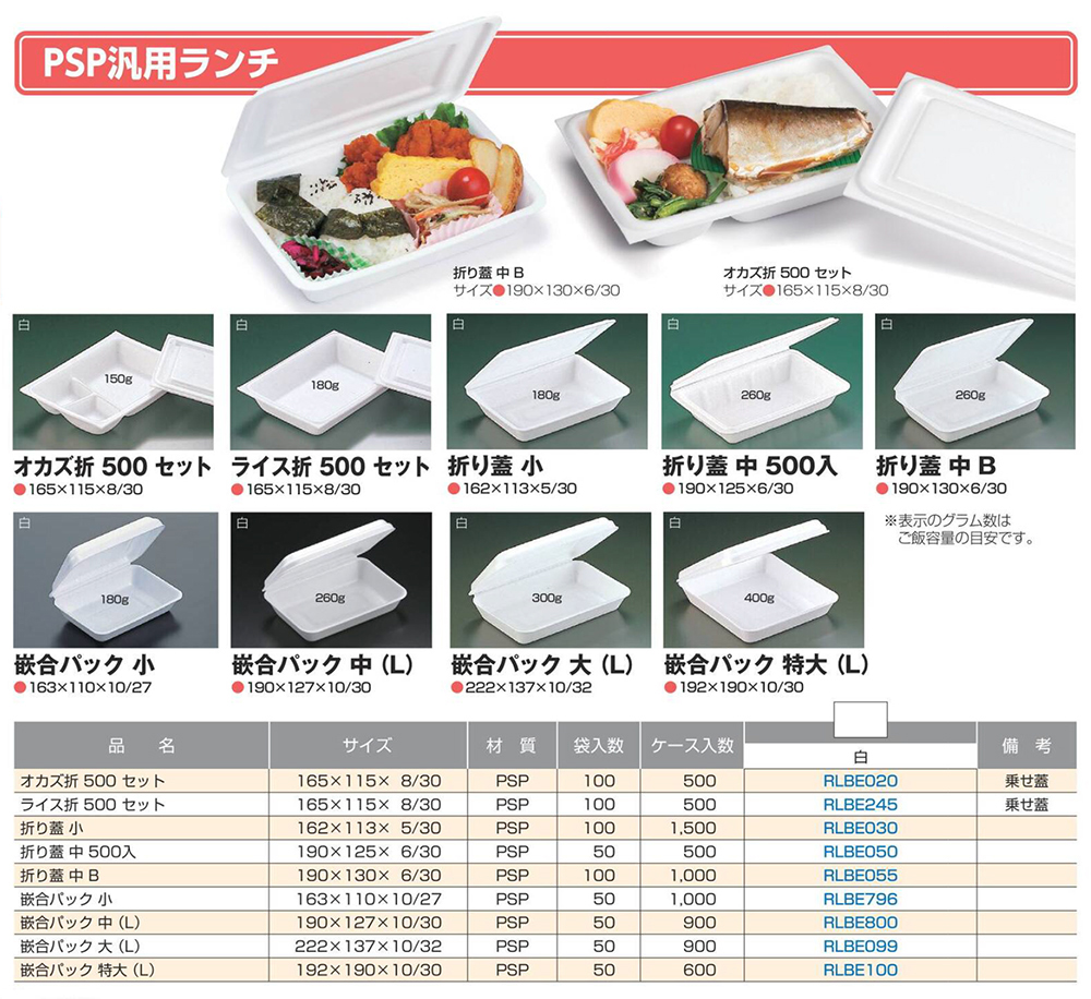 PSP汎用ランチ