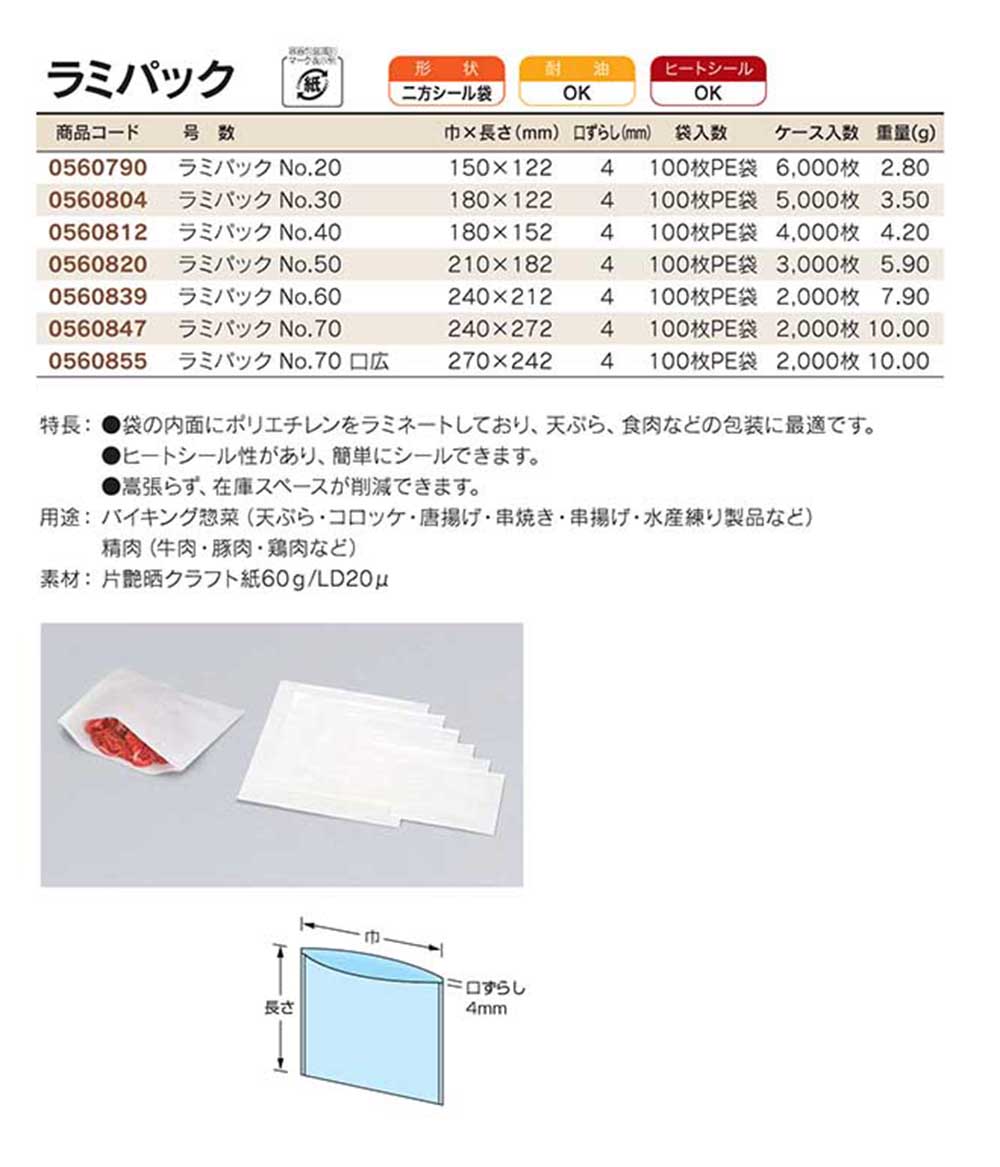 福助工業　ラミパック