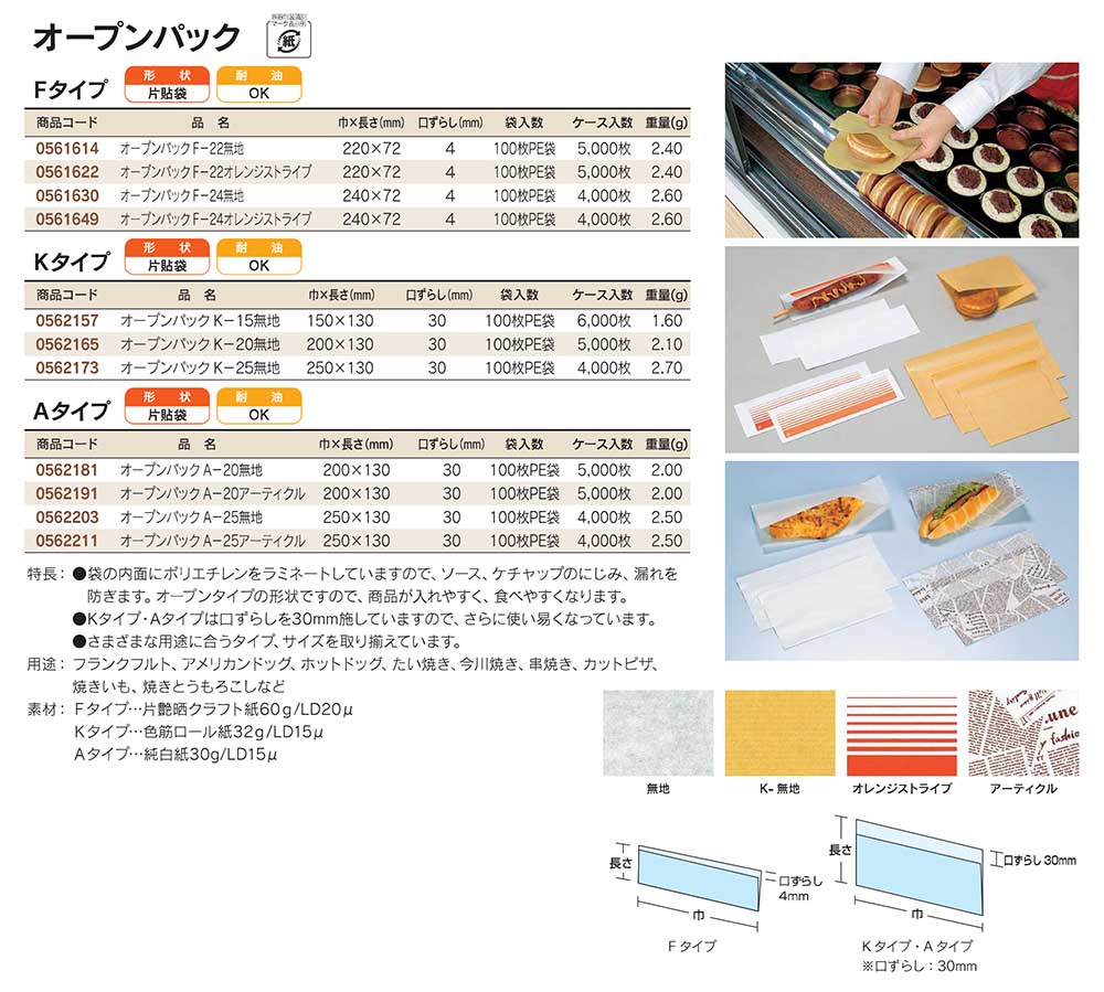 福助工業　オープンパック