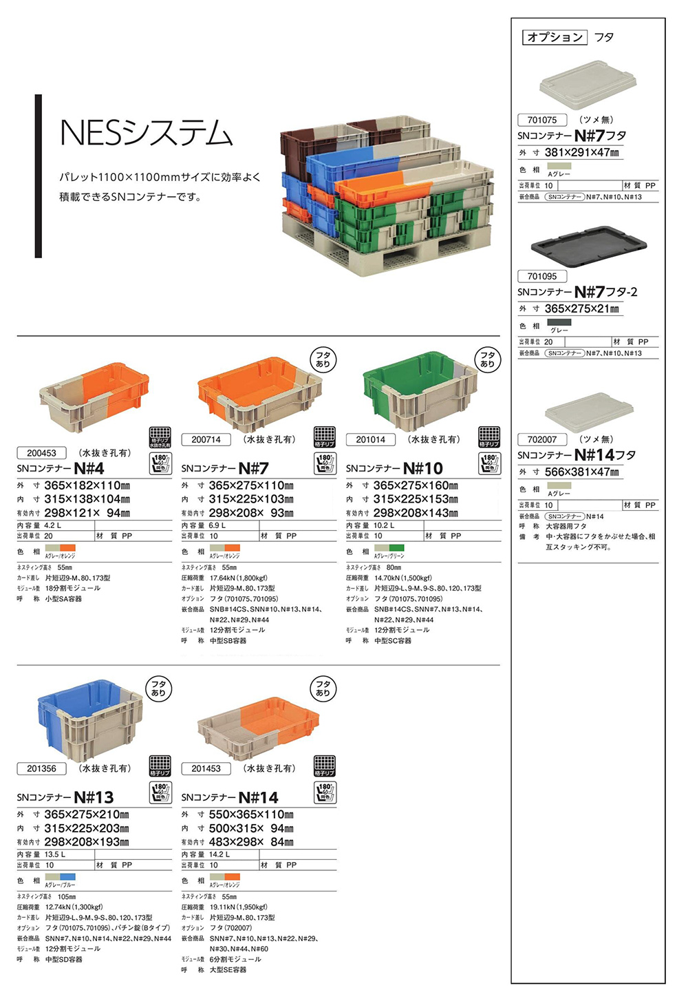 SNコンテナー NESシステム
