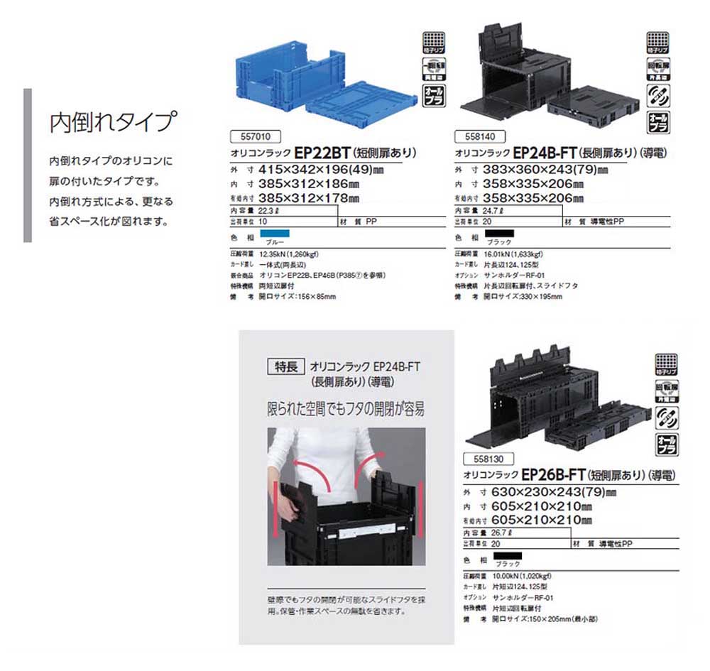 内倒れタイプ