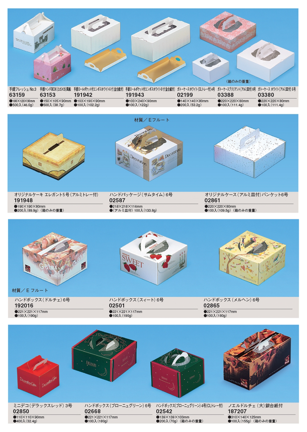 紙手提箱 No 3 デコ箱 包装資材 食品容器のパックウェブ ビズ