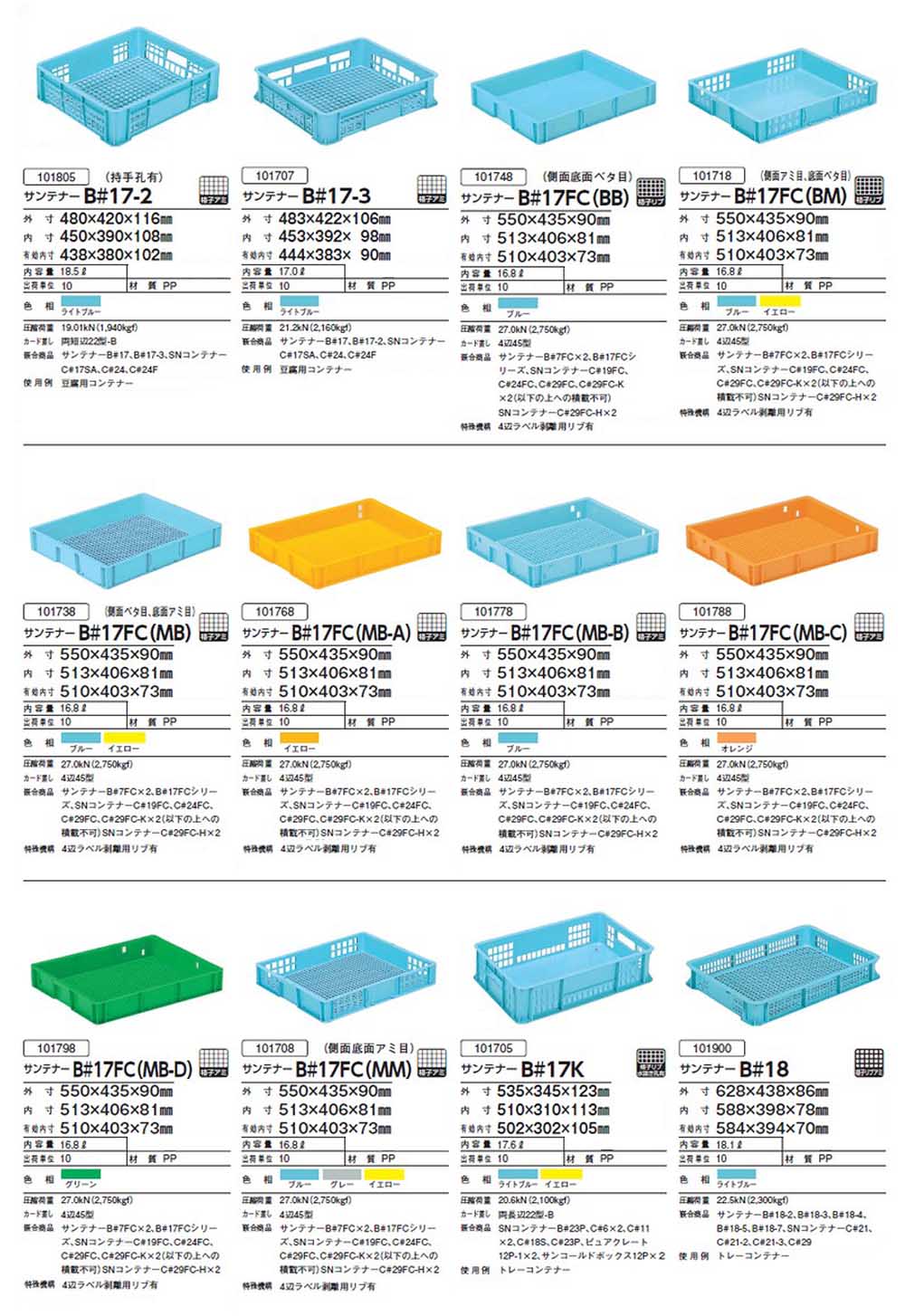 2.サンテナーB#17～B#19