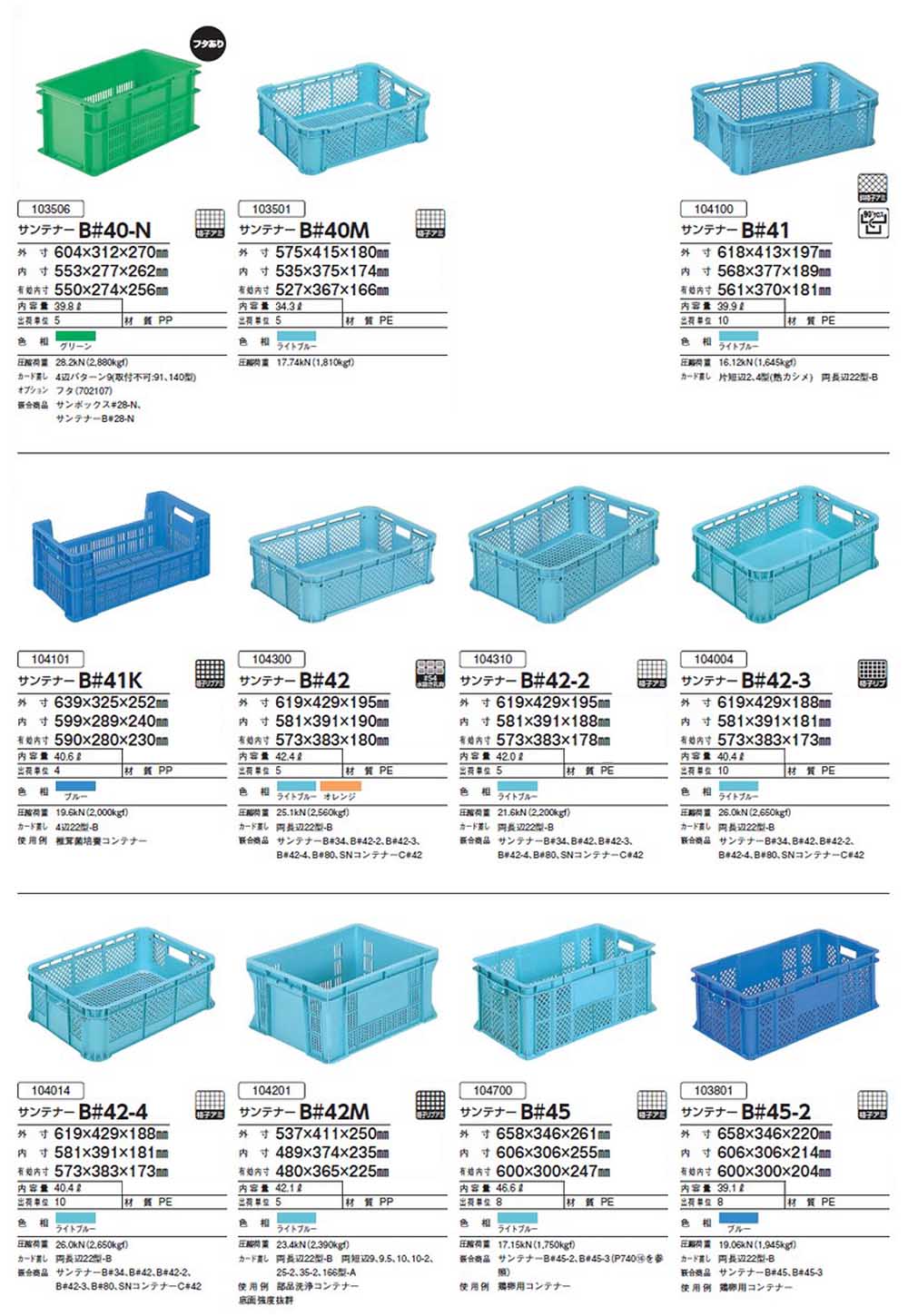 7.サンテナーB#40～B#50