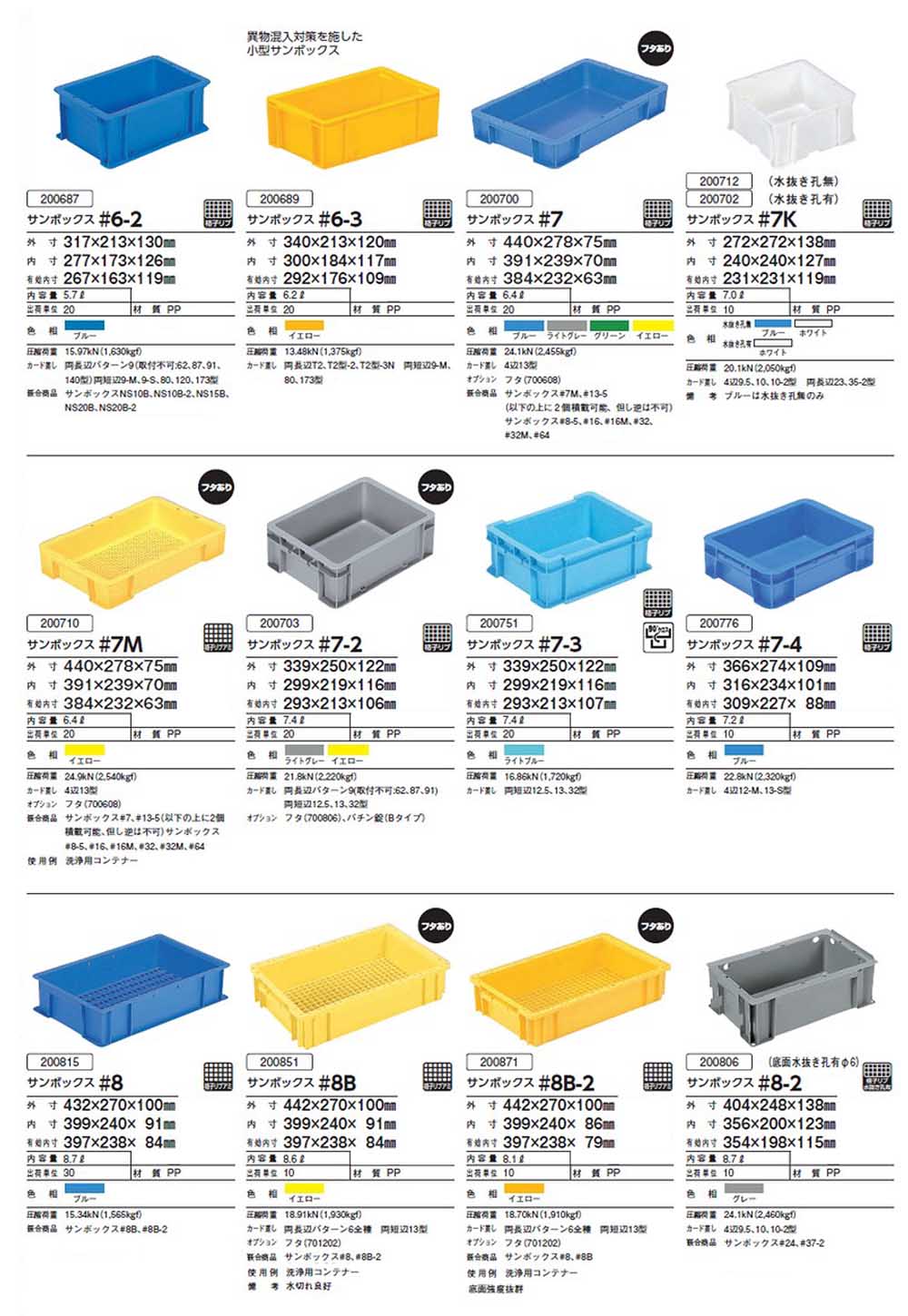 4.サンボックス#6～#8 - 包装資材・食品容器のパックウェブ.ビズ