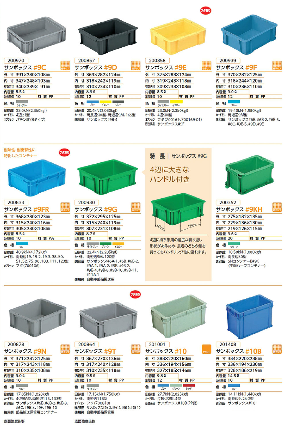 サンボックス #9C~#10-7 - 包装資材・食品容器のパックウェブ.ビズ サンボックス #9C~#10-7 - 包装資材・食品容器のパックウェブ.ビズ