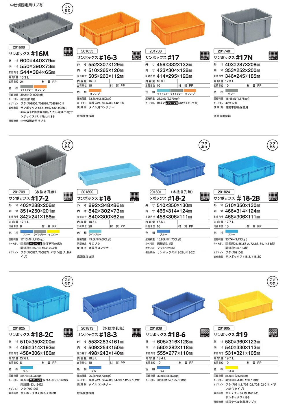 サンボックス#16～#18