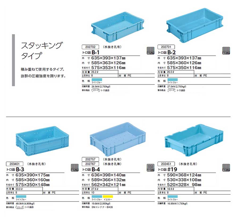 スタッキングタイプ