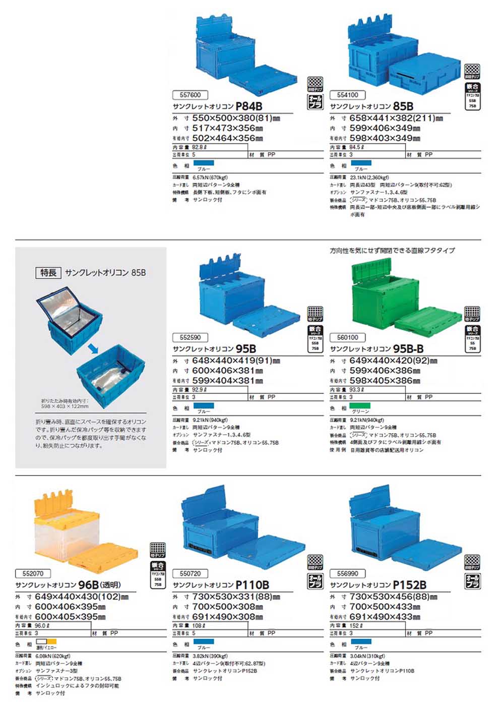 8.＜70L～150Lクラス＞