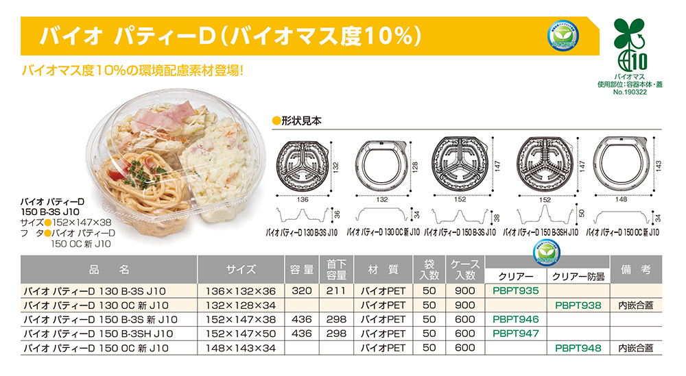 バイオ パティーD（バイオマス度10％）