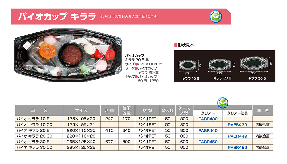 バイオカップ キララ