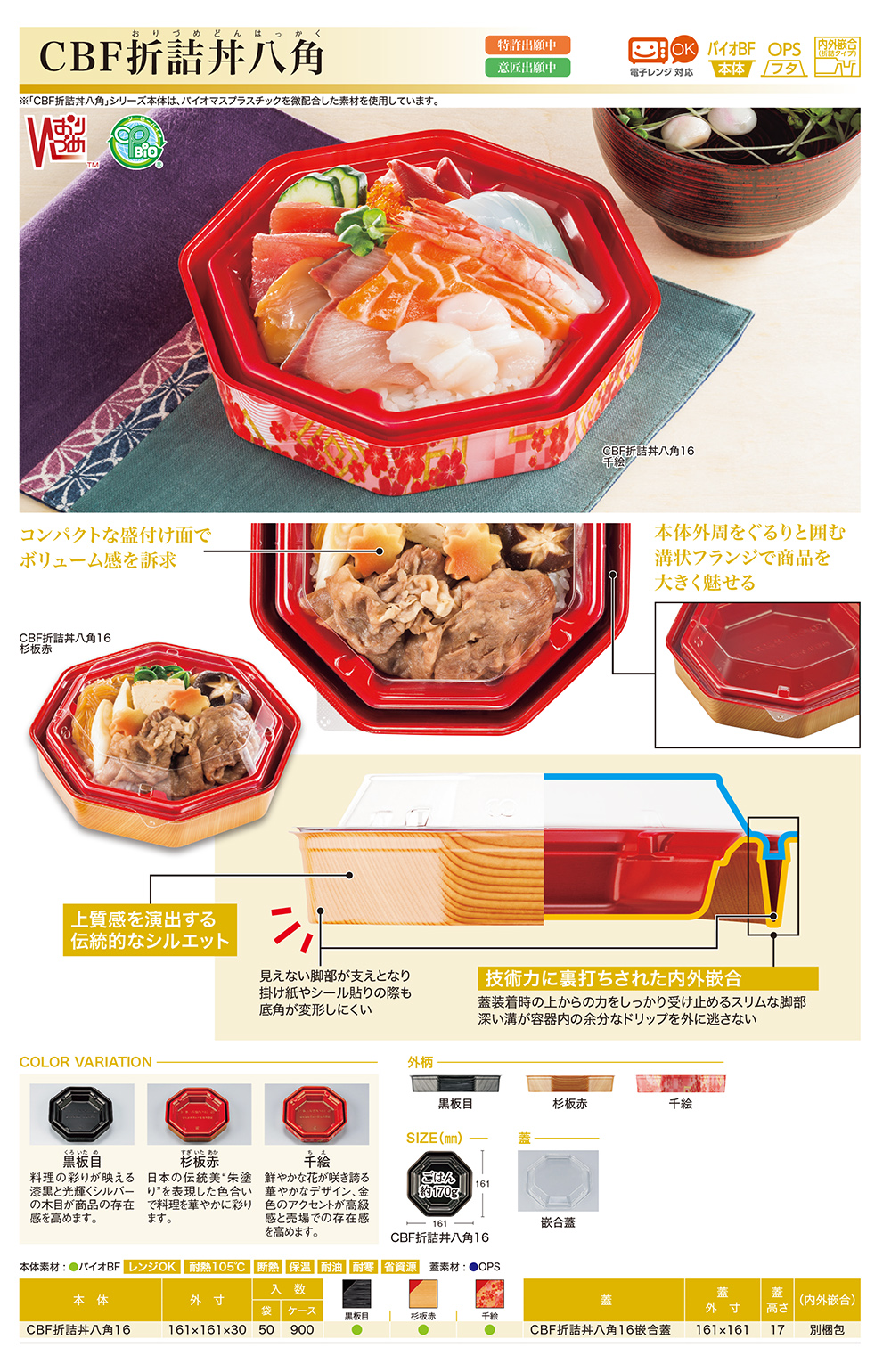 CBF折詰丼八角（おりづめどんはっかく）