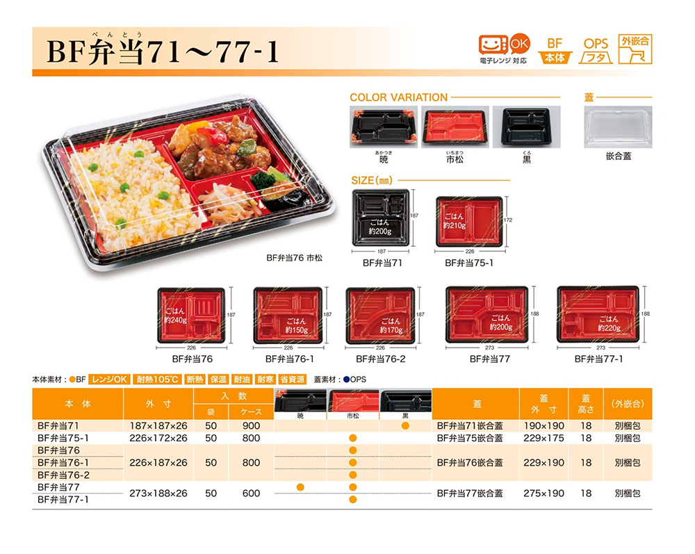 BF弁当71～77-1