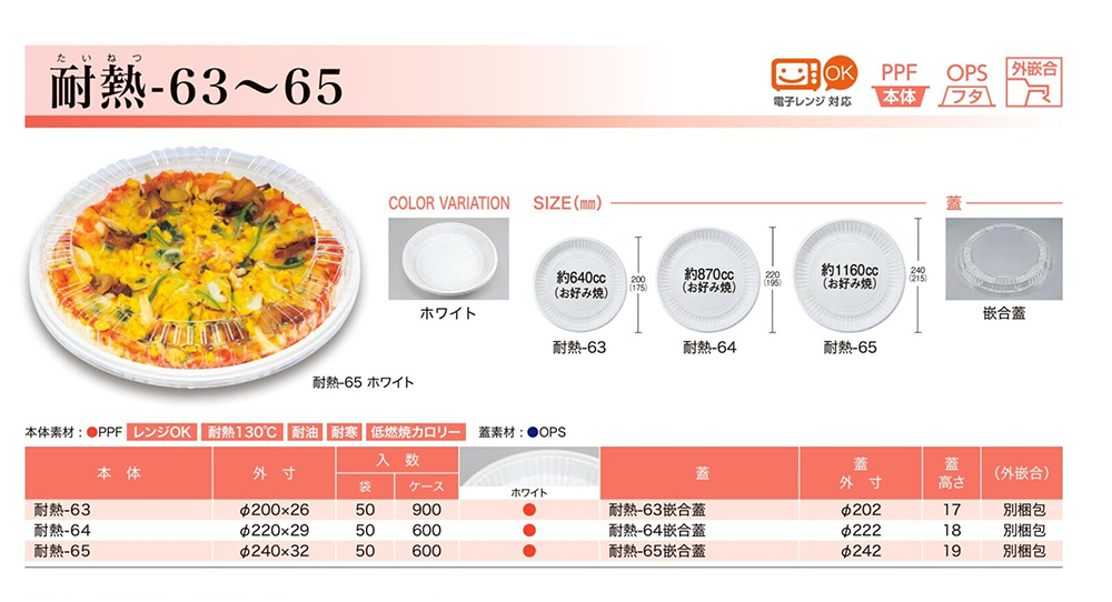 耐熱-63～65