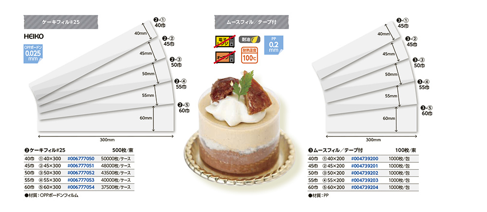 外箱不良宅配便送料無料 テープ付ムース用(1000枚入) 7寸/62-6556-66