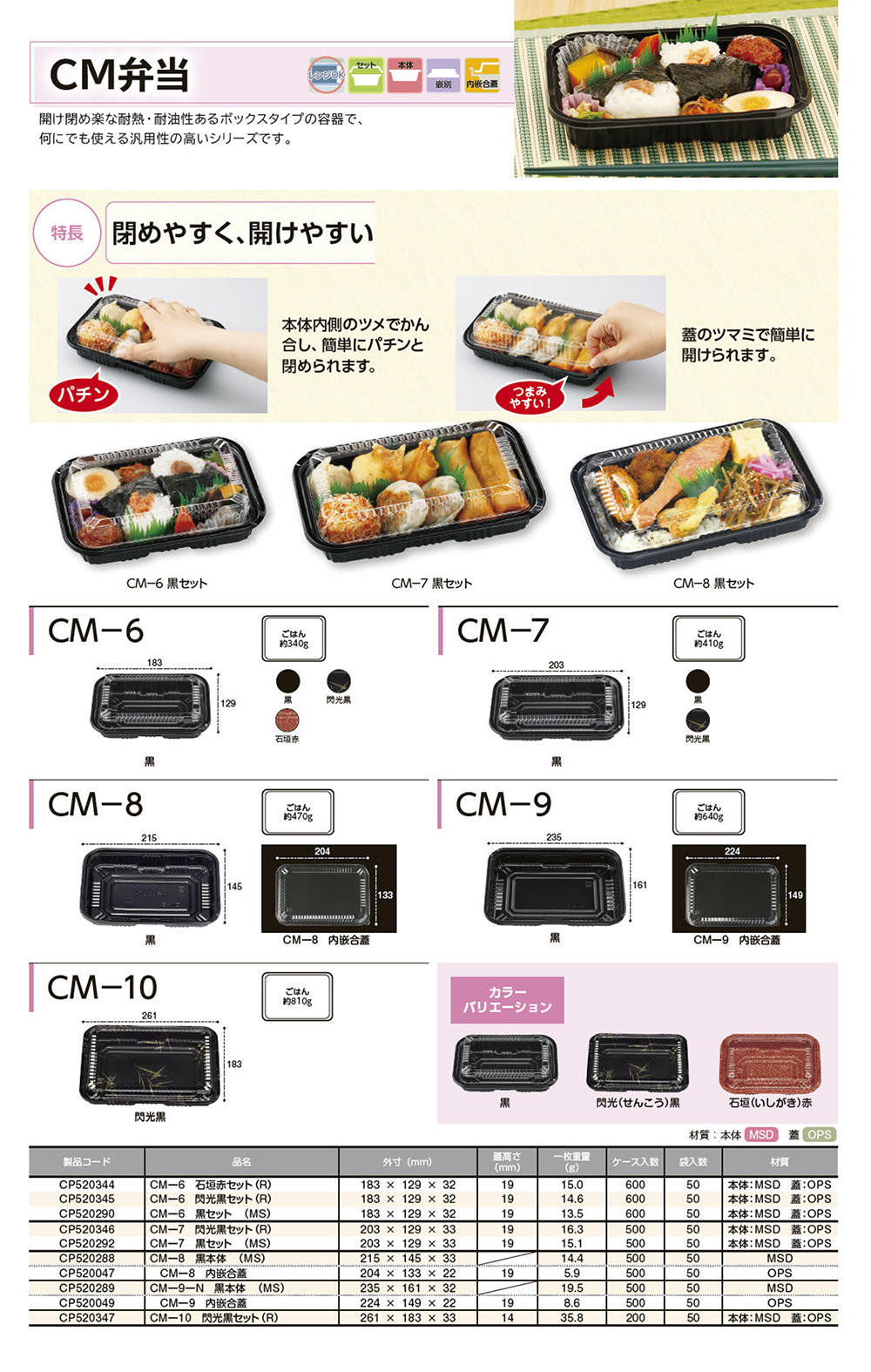 CM弁当