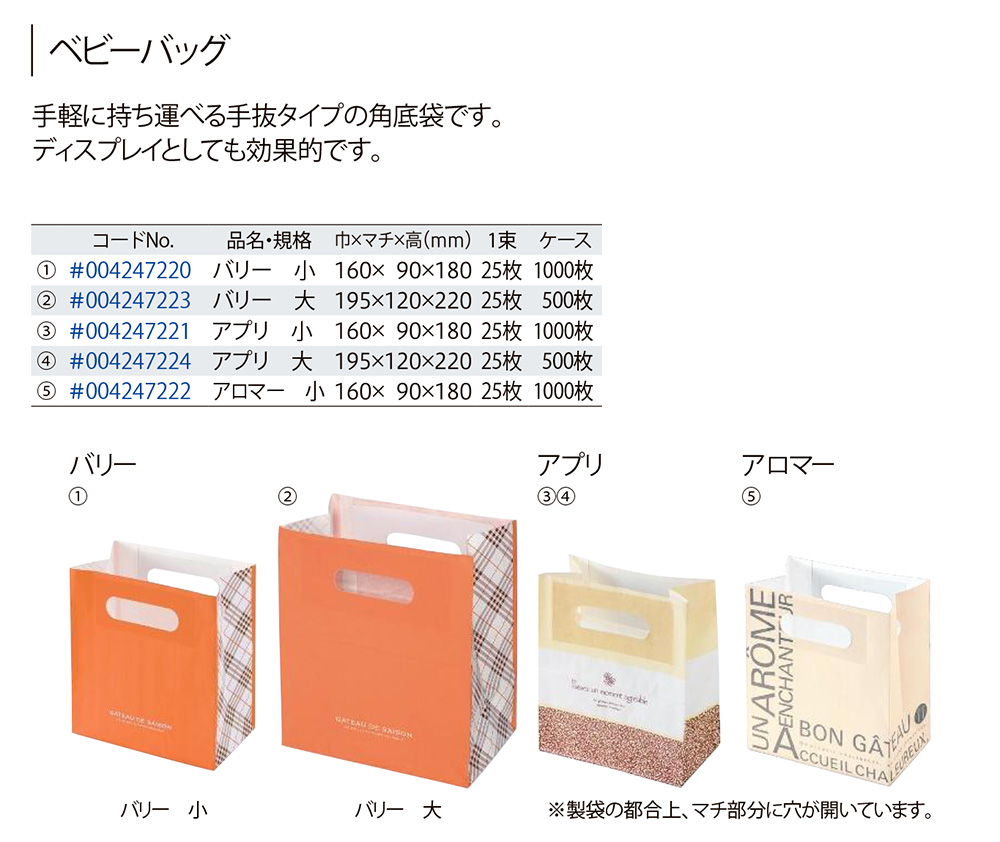 ベビーバッグ