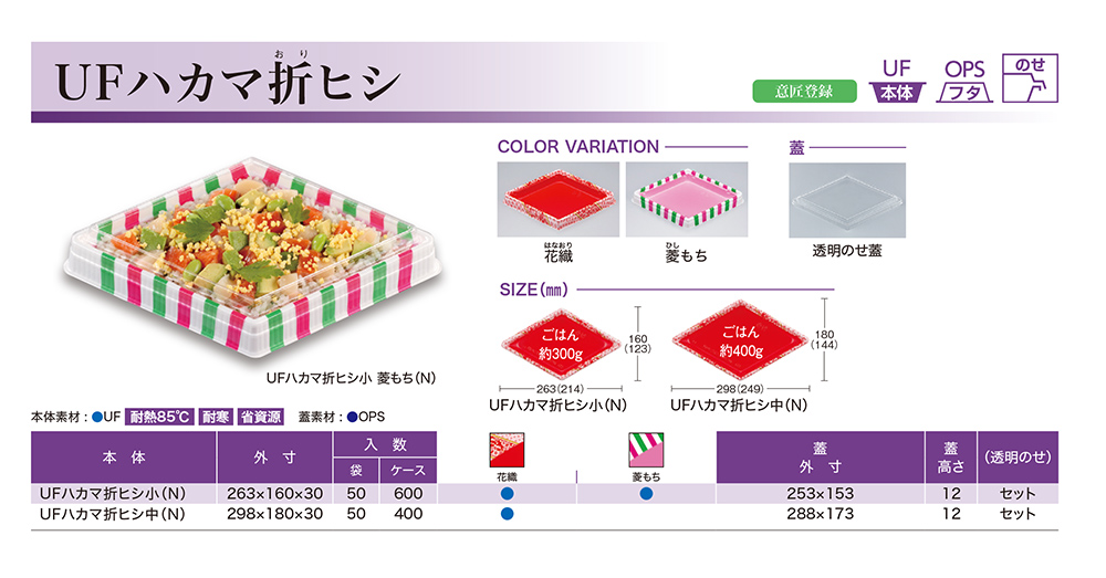 UFハカマ折ヒシ