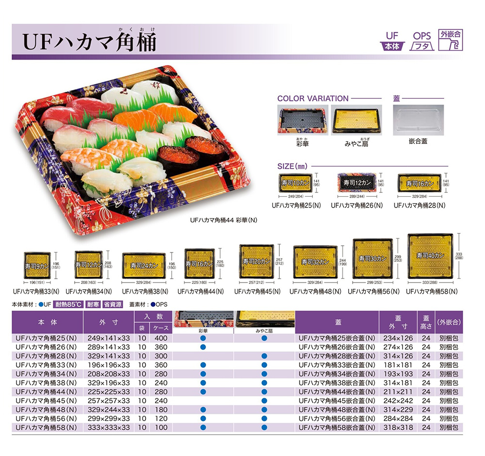 UFハカマ角桶