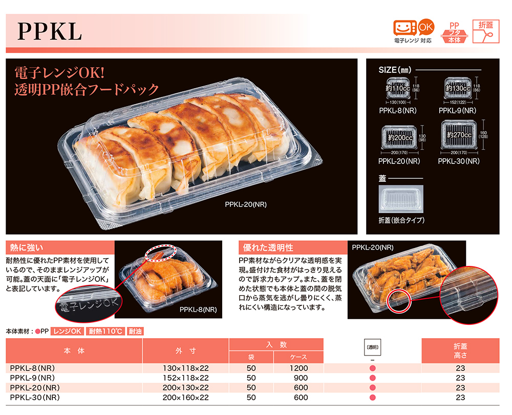 フードパック PPKL