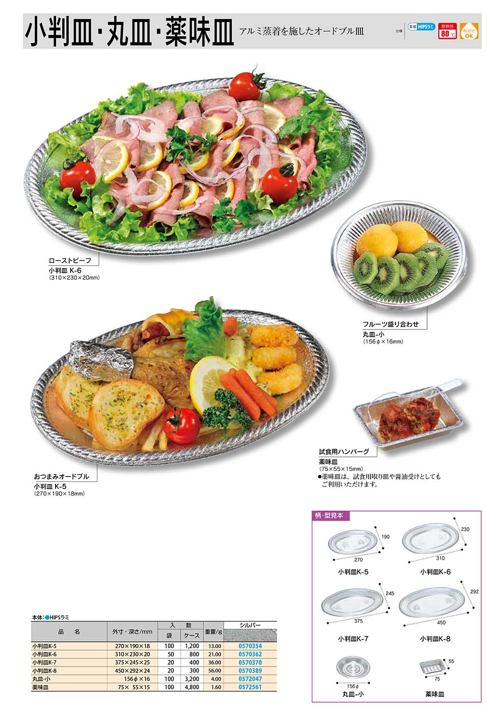 福助工業 小判皿・丸皿・薬味皿 - 包装資材・食品容器のパックウェブ.ビズ