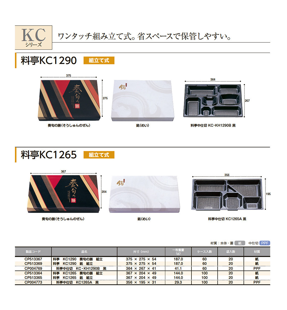 料亭KCシリーズ