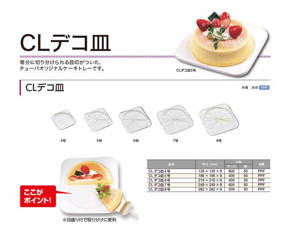 セールSALE％OFF ケーキトレー 50枚入 CLデコ皿5号 SE discoversvg.com
