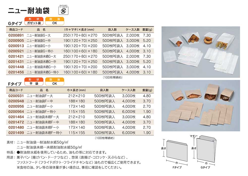 福助工業　ニュー耐油袋