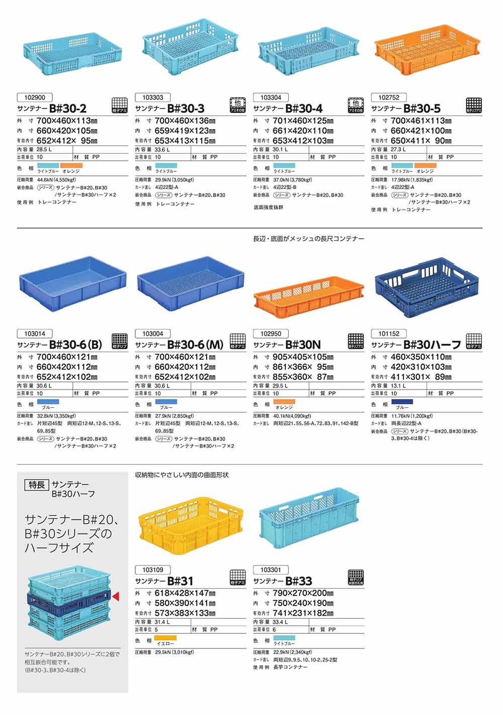 サンテナーB#30-2~B#39