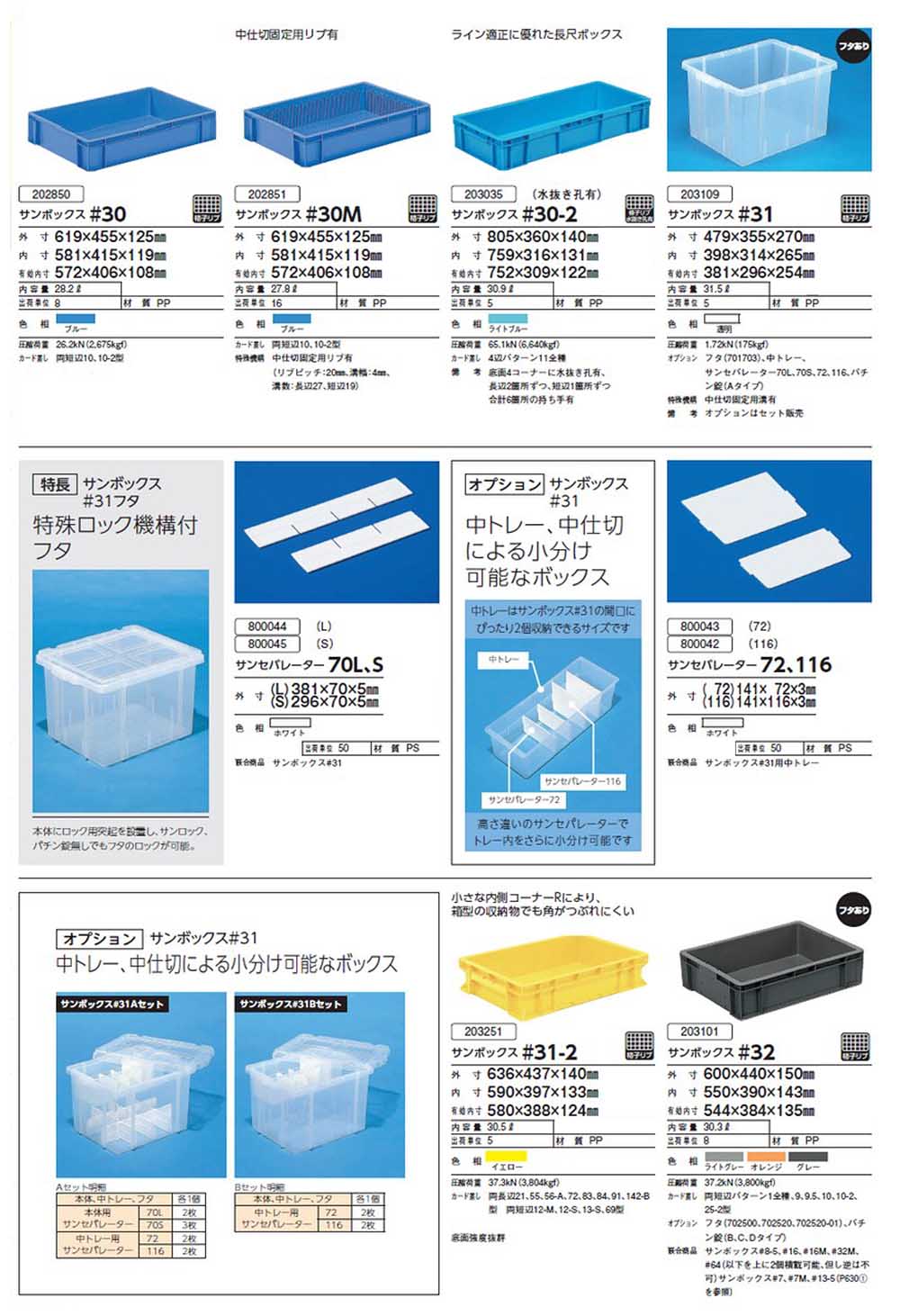 サンボックスTP3161.5水抜き孔有  206701 サンコー(三甲) 沖縄・離島以外送料無料の複数セット商品のリンクあり - 2