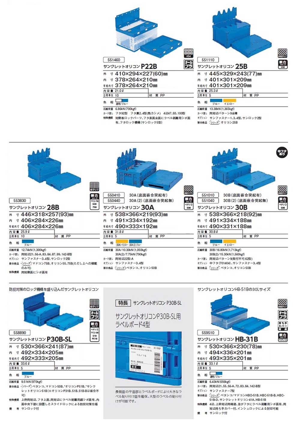 2.＜20L～30Lクラス＞