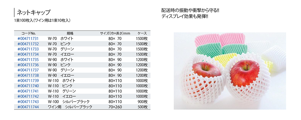 市場 フルーツキャップ ｓ 110 シングル