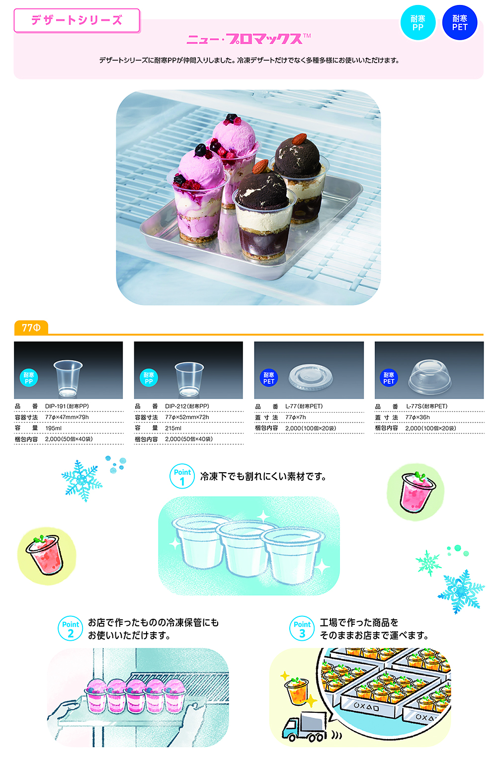 ニュー・プロマックス 耐寒PP - 包装資材・食品容器のパックウェブ.ビズ