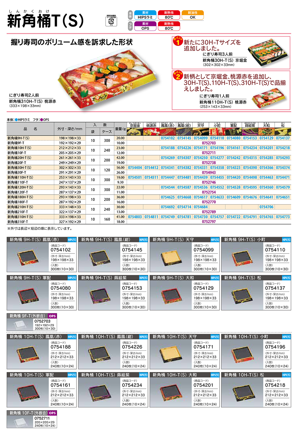 福助工業 新角桶T(S)