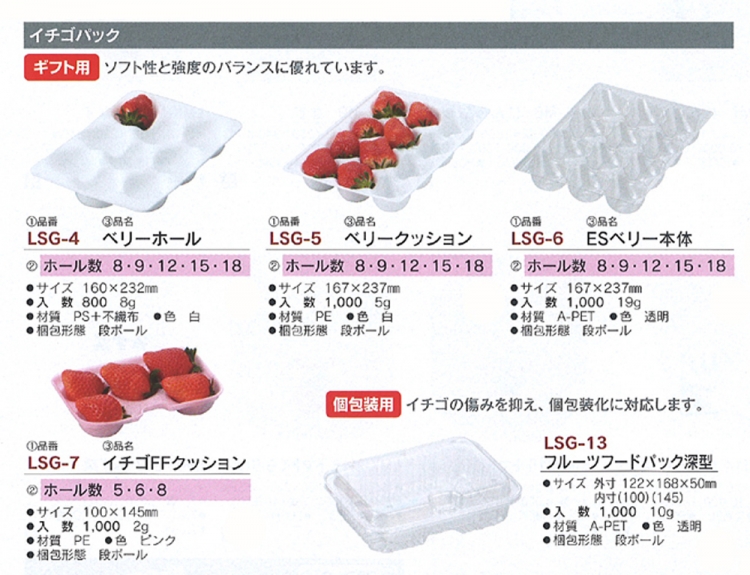 いちごパック 包装資材 食品容器のパックウェブ ビズ