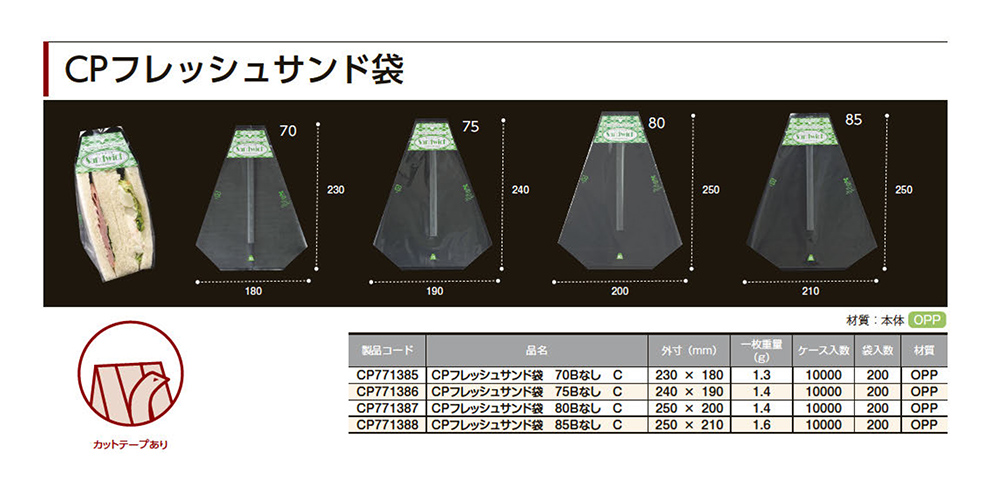 CPフレッシュサンド袋
