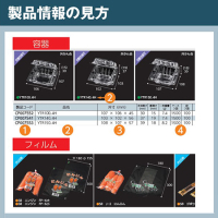 製品情報の見方･素材･注意事項について