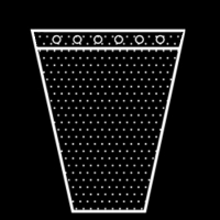 フラワーキャップ ミシン目ニューミクロン（出荷用）