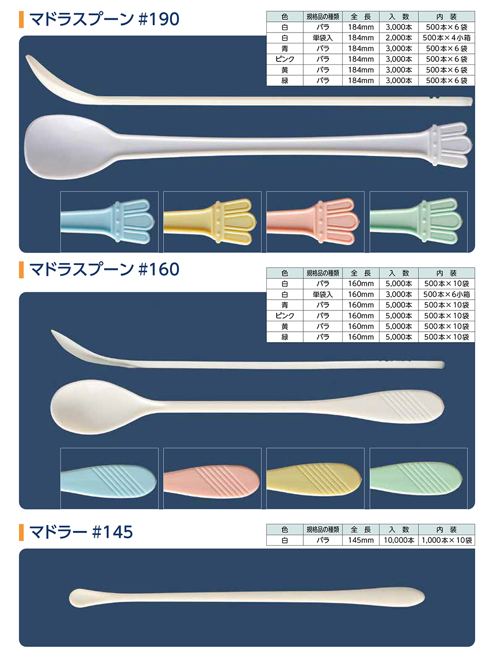 マドラスプーン - 包装資材・食品容器のパックウェブ.ビズ