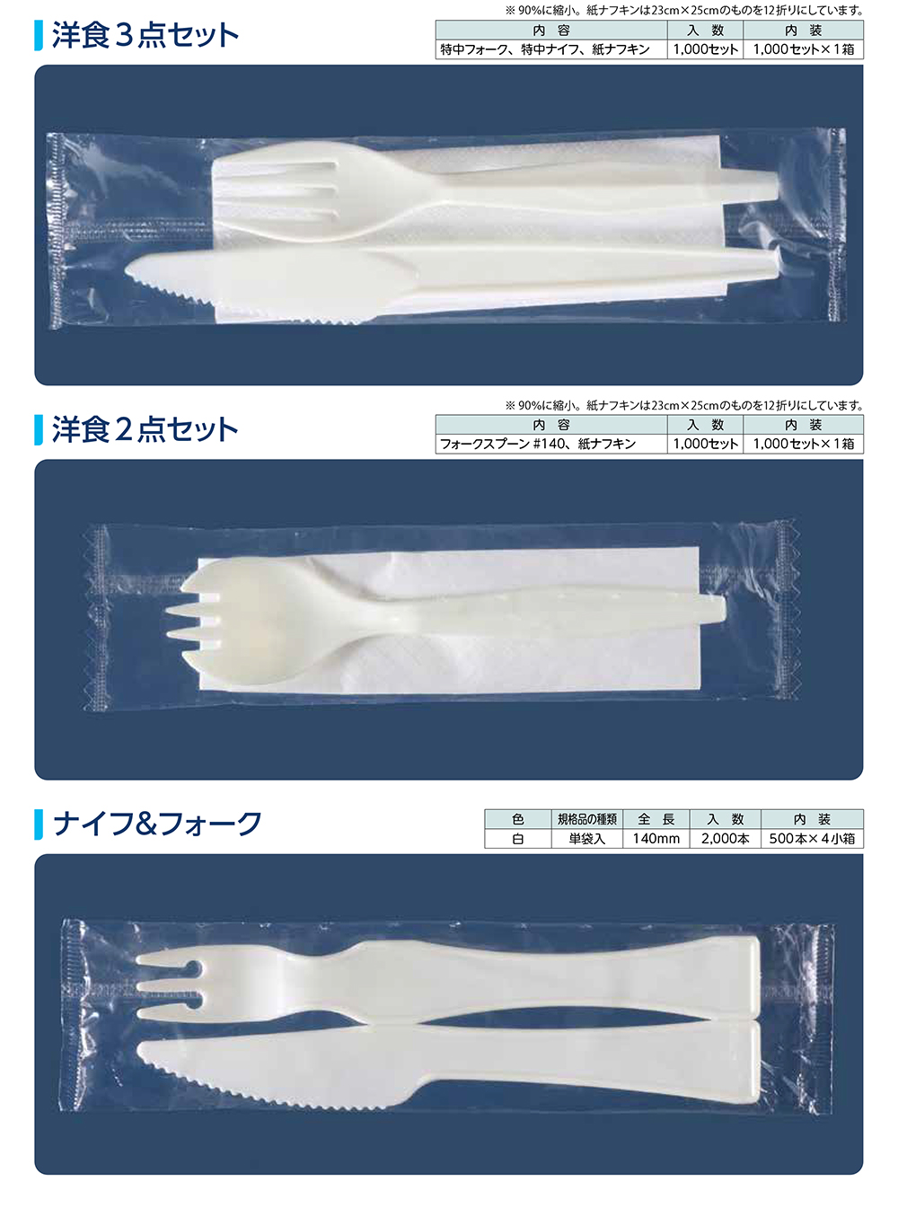 洋食セット・ナイフ＆フォーク