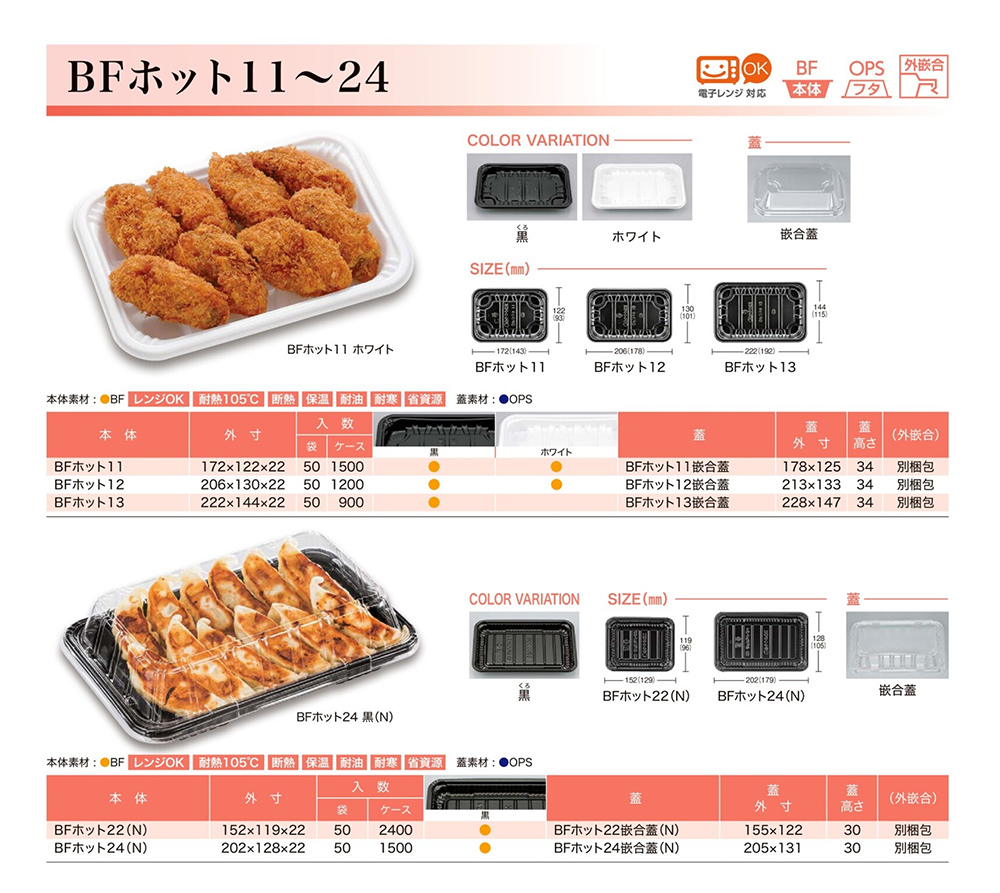 BFホット11～24