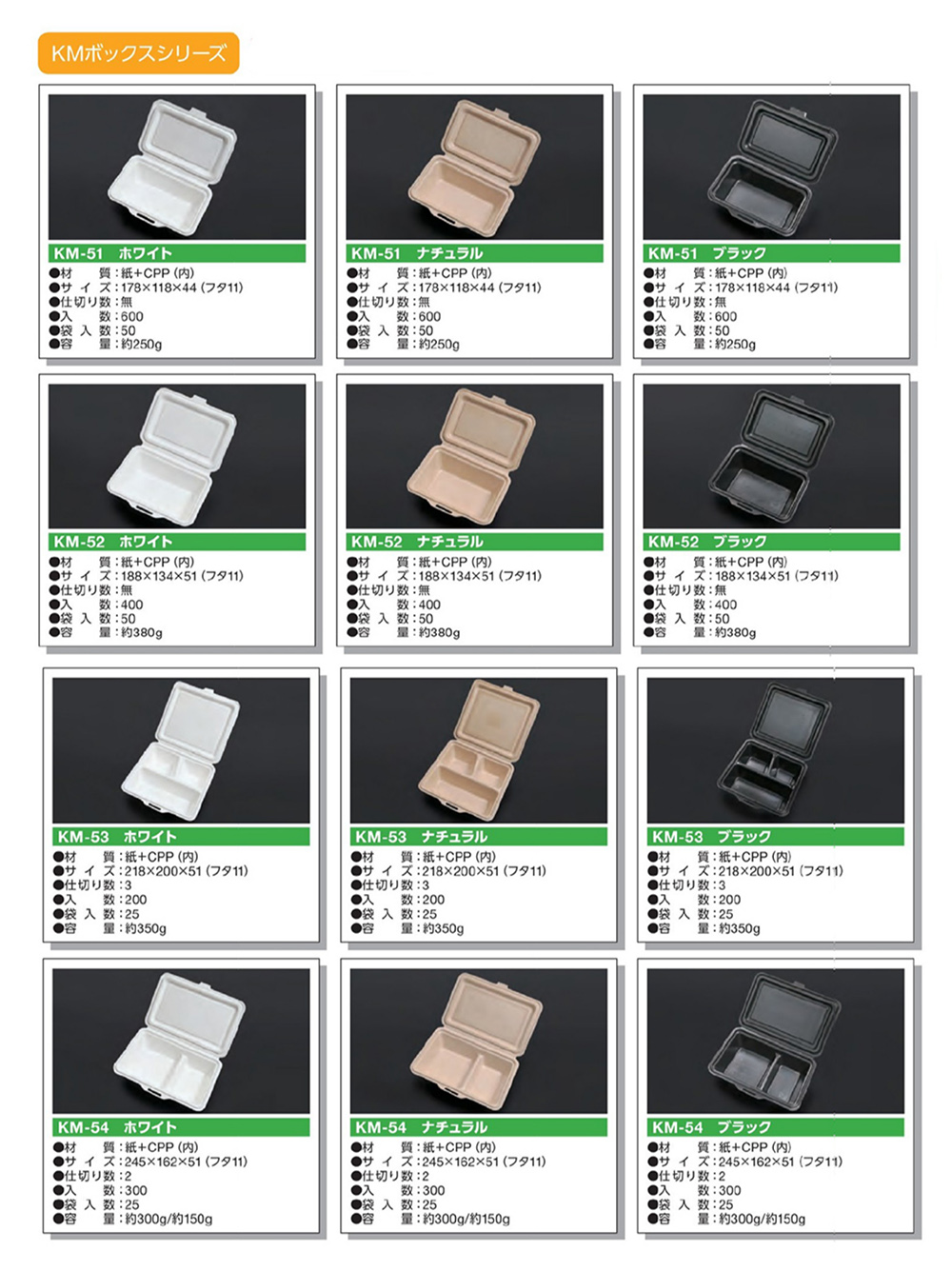 KMボックス（パルプモールド）