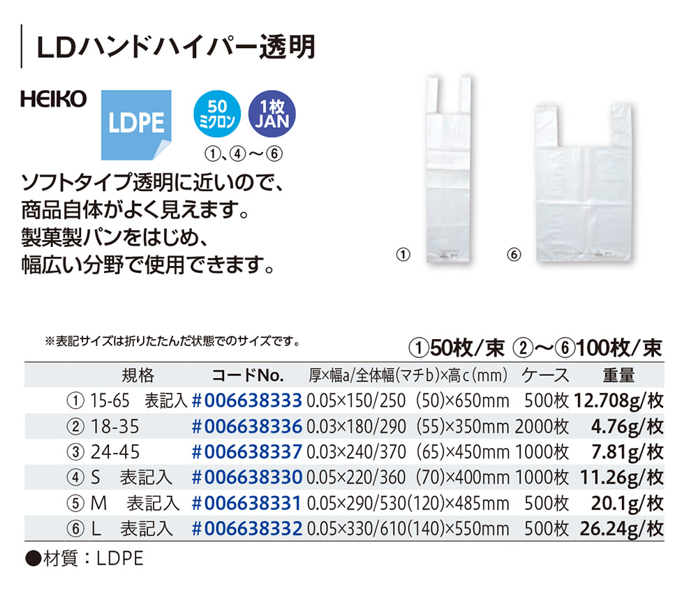 LDハンドハイパー透明
