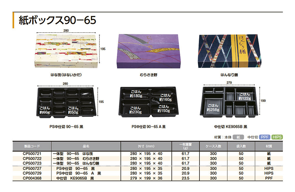 紙ボックス90-65