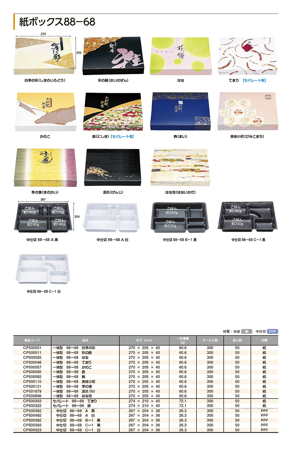 紙ボックス88-68