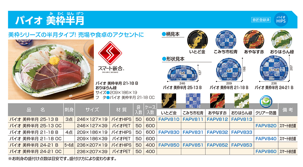 バイオ 美枠半月（みわくはんげつ）