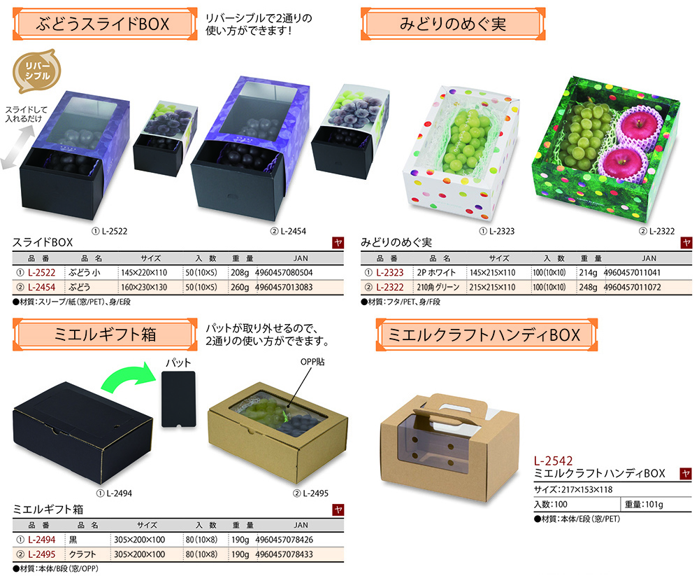 ミエルギフト箱